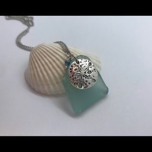 Sea glass necklace